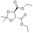 (4R,5r)-4,5-diethoxycarbonyl-2,2-dimethyl dioxolane Structure,59779-75-8Structure