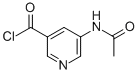 3-Pyridinecarbonyl chloride,5-(acetylamino)-(9ci) Structure,59793-45-2Structure