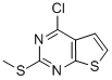 4-Chloro-2-(methylthio)thieno[2,3-d]pyrimidine Structure,598298-10-3Structure