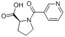 N-(pyridine-3-carbonyl)-l-proline Structure,59834-37-6Structure