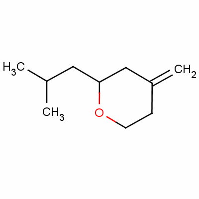 Tetrahydro-4-methylene-2-(2-methylpropyl)-2h-pyran Structure,59848-66-7Structure