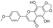 4,9-Dihydroxy-6-(4-methoxyphenyl)-8h-1,3-dioxolo[4,5-g][1]benzopyran-8-one Structure,59870-76-7Structure