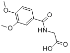 (3,4-Dimethoxy-benzoylamino)-acetic acid Structure,59893-89-9Structure