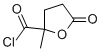 Tetrahydro-2-methyl-5-oxo-2-furancarbonyl chloride Structure,59894-56-3Structure