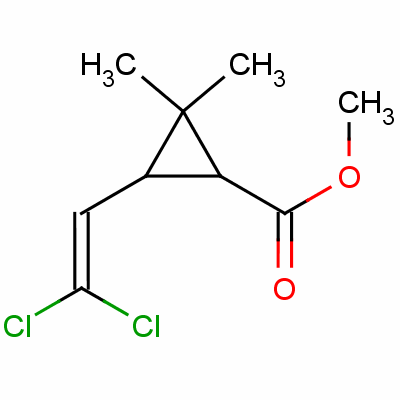 Methyl cis-3-(2,2-dichlorovinyl)-2,2-dimethylcyclopropanecarboxylate Structure,59897-93-7Structure