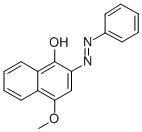 4-Methoxy-2-phenylazo-1-naphthol Structure,59900-33-3Structure