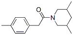 Piperidine,3,5-dimethyl-1-[(4-methylphenyl)acetyl ]-(9ci) Structure,599162-44-4Structure