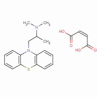 10-[2-(Dimethylamino)propyl]phenothiazine maleate Structure,5992-13-2Structure