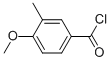 Benzoyl chloride,4-methoxy-3-methyl-(9ci) Structure,59931-48-5Structure