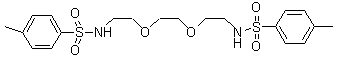 N,n’-[1,2-ethanediylbis(oxy-2,1-ethanediyl)]bis[4-methyl-benzenesulfonamide Structure,59945-35-6Structure