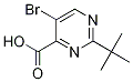 5-Bromo-2-tert-butylpyrimidine-4-carboxylic acid Structure,59950-52-6Structure