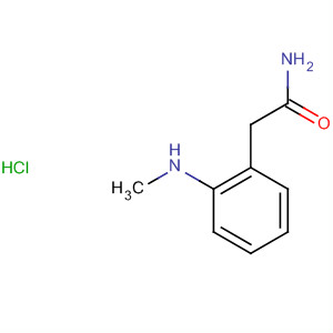 Benzeneacetamide, .alpha.-(methylamino)-, hydrochloride (1:1) Structure,5996-54-3Structure