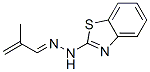 2-Propenal ,2-methyl-,2-benzothiazolylhydrazone(9ci) Structure,59972-83-7Structure