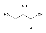 Dl-glyceric acid Structure,600-19-1Structure