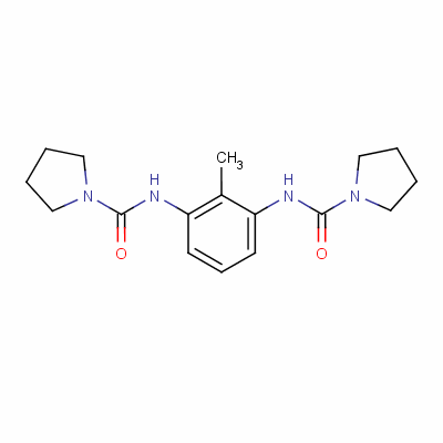 N,n’-(2-methyl-1,3-phenylene)bis(pyrrolidine-1-carboxamide) Structure,60006-10-2Structure