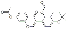 7-(Acetyloxy)-3-[5-(acetyloxy)-2,2-dimethyl-2h-1-benzopyran-6-yl ]-4h-1-benzopyran-4-one Structure,60008-04-0Structure