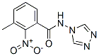 Benzamide, 3-methyl-2-nitro-n-4h-1,2,4-triazol-4-yl-(9ci) Structure,600126-55-4Structure