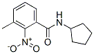 Benzamide, n-cyclopentyl-3-methyl-2-nitro-(9ci) Structure,600126-79-2Structure