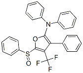 2-Furanamine, n,n,3-triphenyl-5-(phenylsulfinyl)-4-(trifluoromethyl)- Structure,600158-16-5Structure