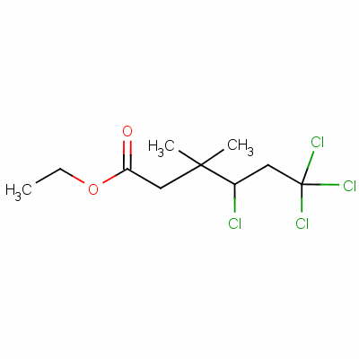 Ethyl 4,6,6,6-tetrachloro-3,3-dimethylhexanoate Structure,60066-53-7Structure