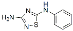 3-Amino-5-phenylamino-1,2,4-thiadiazole Structure,60093-15-4Structure