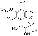 9-Methoxy-4-(1,2,3-trihydroxy-3-methylbutyl)-7h-furo[3,2-g][1]benzopyran-7-one Structure,60094-91-9Structure