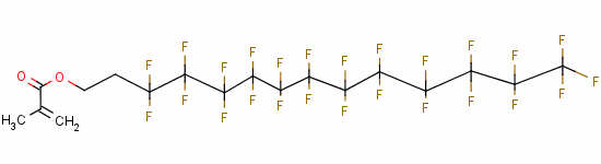 3,3,4,4,5,5,6,6,7,7,8,8,9,9,10,10,11,11,12,12,13,13,14,14,14-Pentacosafluorotetradecyl methacrylate Structure,6014-75-1Structure