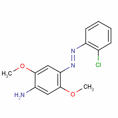 4-(2-Chlorophenylazo)-2,5-dimethoxyaniline Structure,60143-59-1Structure