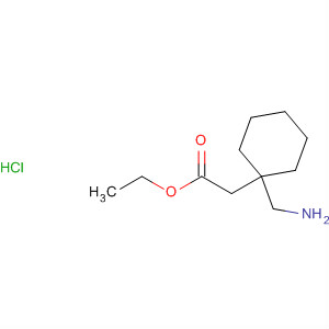 Ethyl 2-(1-(aminomethyl)cyclohexyl)acetate hcl Structure,60175-04-4Structure