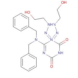 6-[Bis(phenylmethyl)amino]-1,3,5-triazine-2,4(1h,3h)-dione bis[(2-hydroxyethyl)hydrazone] Structure,60188-59-2Structure