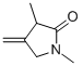 2-Pyrrolidinone,1,3-dimethyl-4-methylene-(9ci) Structure,60205-18-7Structure