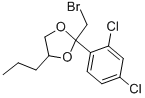 2-(Bromomethyl)-2-(2,4-dichlorophenyl)-4-propyl-1,3-dioxolane Structure,60207-89-8Structure