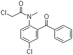 2-(N-methylchloroacetyzamine)-5-chlorobenzophenone Structure,6021-21-2Structure