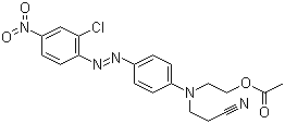 2-[4-[(2-cHloro-4-nitrophenyl)azo]-n-(2-cyanoethyl)anilino]ethyl acetate Structure,6021-61-0Structure