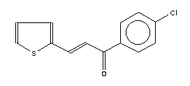 1-(4-Chlorophenyl)-3-(2-thienyl)prop-2-en-1-one Structure,6028-91-7Structure