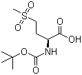 (S)-2-(tert-butoxycarbonyl)-4-(methylsulfonyl)butanoic acid Structure,60280-45-7Structure