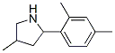 Pyrrolidine, 2-(2,4-dimethylphenyl)-4-methyl- (9ci) Structure,603068-17-3Structure