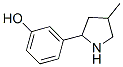 Phenol, 3-(4-methyl-2-pyrrolidinyl)-(9ci) Structure,603068-30-0Structure