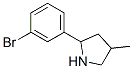 Pyrrolidine, 2-(3-bromophenyl)-4-methyl- (9ci) Structure,603068-36-6Structure