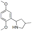 Pyrrolidine, 2-(2,5-dimethoxyphenyl)-4-methyl- (9ci) Structure,603068-42-4Structure