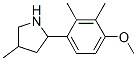 Pyrrolidine, 2-(4-methoxy-2,3-dimethylphenyl)-4-methyl- (9ci) Structure,603068-60-6Structure