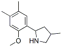 Pyrrolidine, 2-(2-methoxy-4,5-dimethylphenyl)-4-methyl- (9ci) Structure,603068-64-0Structure