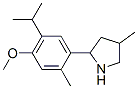 Pyrrolidine, 2-[4-methoxy-2-methyl-5-(1-methylethyl)phenyl]-4-methyl- (9ci) Structure,603068-69-5Structure