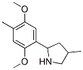 Pyrrolidine, 2-(2,5-dimethoxy-4-methylphenyl)-4-methyl- (9ci) Structure,603068-71-9Structure