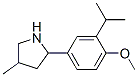 Pyrrolidine, 2-[4-methoxy-3-(1-methylethyl)phenyl]-4-methyl- (9ci) Structure,603068-73-1Structure