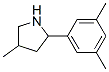 Pyrrolidine, 2-(3,5-dimethylphenyl)-4-methyl- (9ci) Structure,603068-80-0Structure