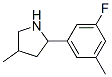 Pyrrolidine, 2-(3-fluoro-5-methylphenyl)-4-methyl- (9ci) Structure,603068-84-4Structure