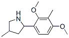 Pyrrolidine, 2-(2,4-dimethoxy-3-methylphenyl)-4-methyl- (9ci) Structure,603068-95-7Structure