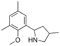 Pyrrolidine, 2-(2-methoxy-3,5-dimethylphenyl)-4-methyl- (9ci) Structure,603068-97-9Structure