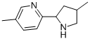 Pyridine, 5-methyl-2-(4-methyl-2-pyrrolidinyl)-(9ci) Structure,603089-92-5Structure